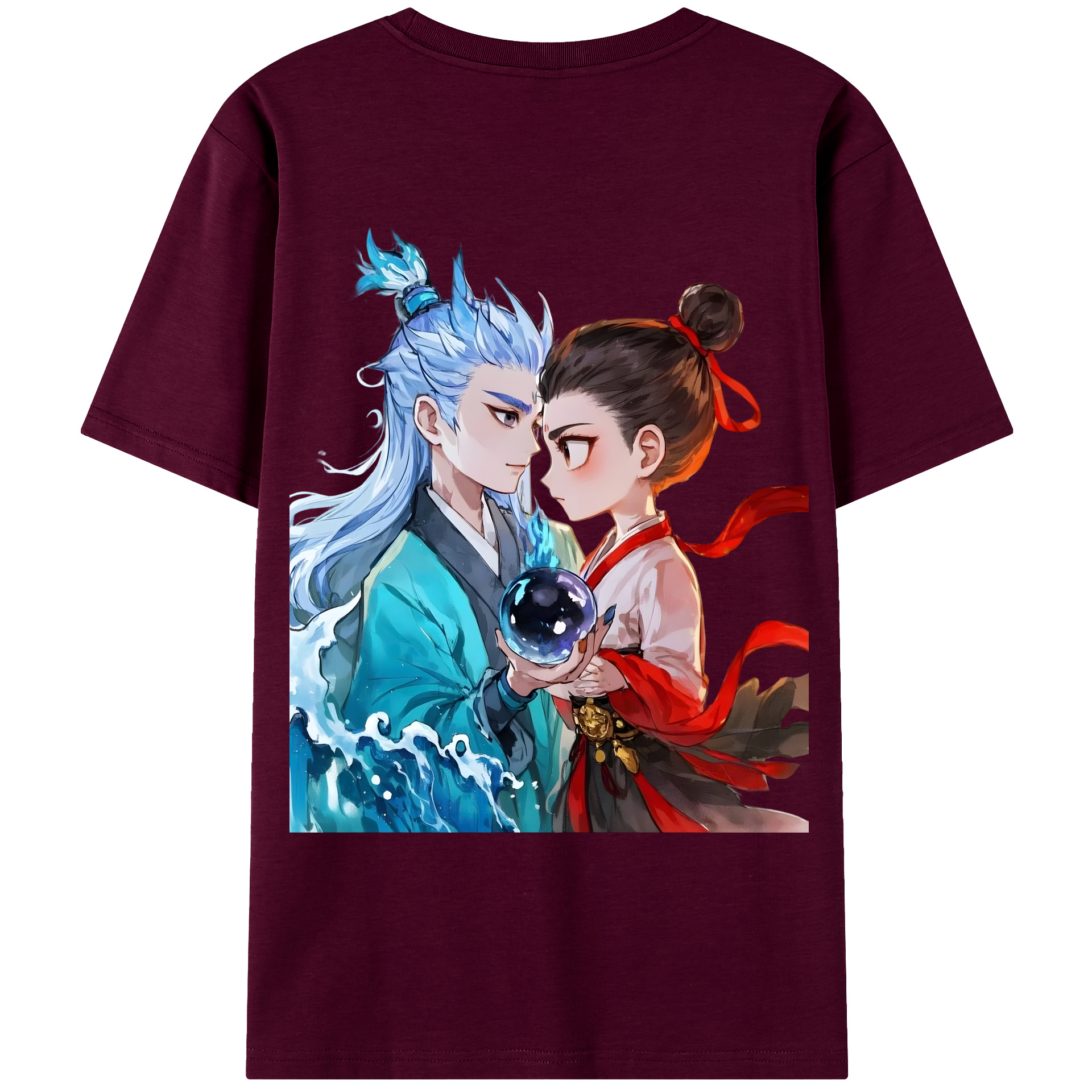 （画像用） Ne Zha 2 ナタ 魔童の大暴れ レディース半袖Tシャツ(バックプリント)